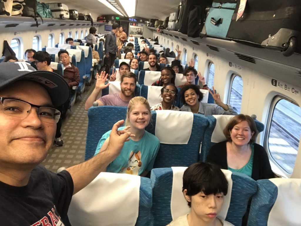 All aboard the Shinkansen! Next stop: Kyoto