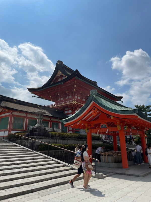 Entrance to Fushimi Inari shrine 