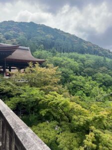 A picture near Kiyomizu-dera Temple.