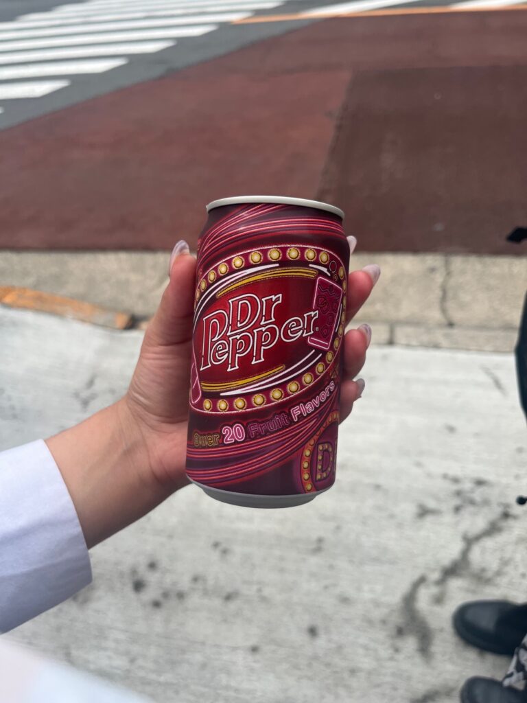 A Dr. Pepper can