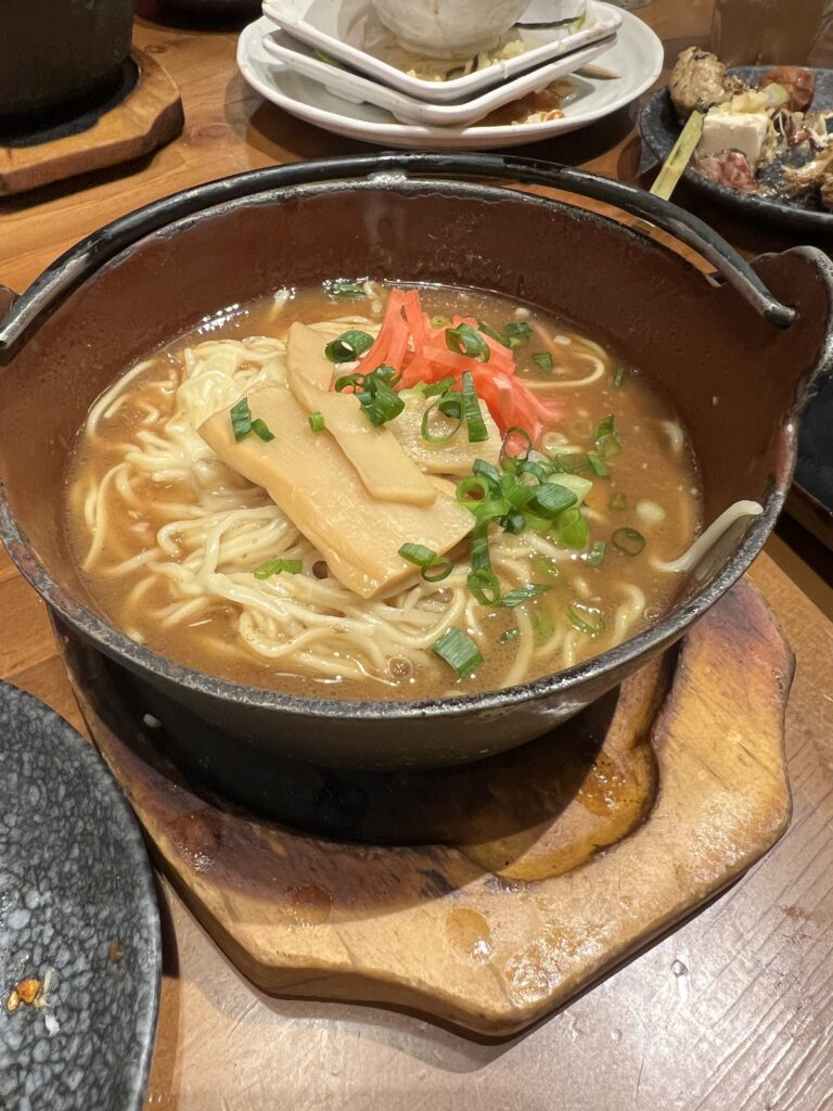 A bowl of ramen at Teketeke in Shibuya.