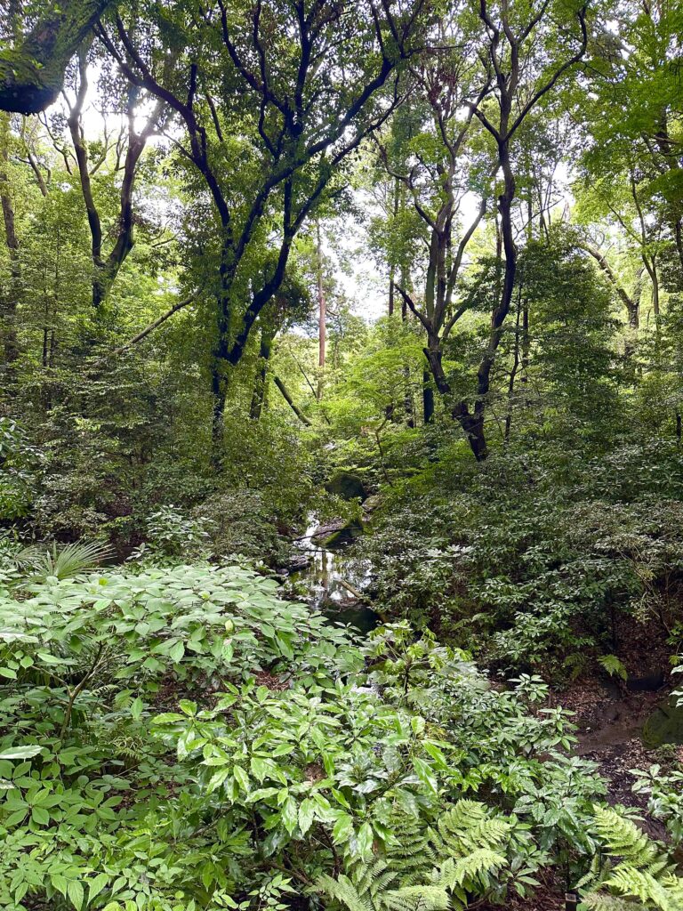 Man-made rock formation
